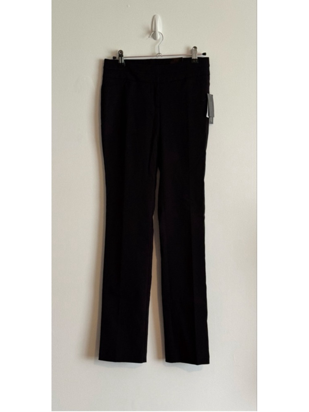 Women's heartsoul Black Straight Leg Midrise Double Waistband Pants Size 0
